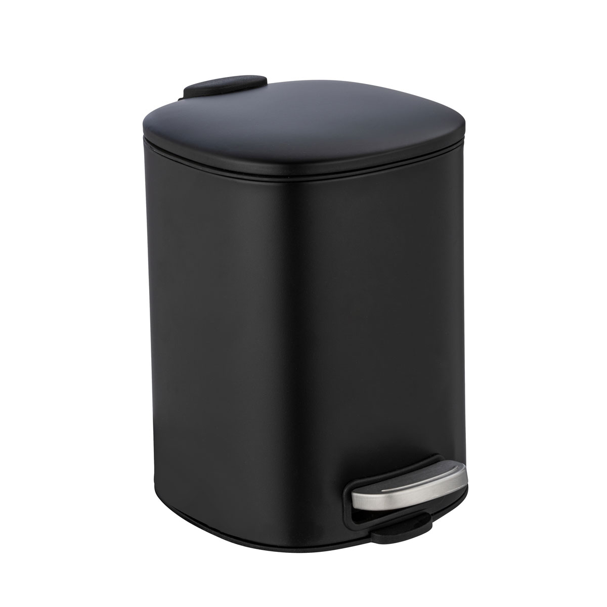 Wenko  Treteimer Alassio Schwarz 5 L Easy-Close Absenkautomtik | 514726