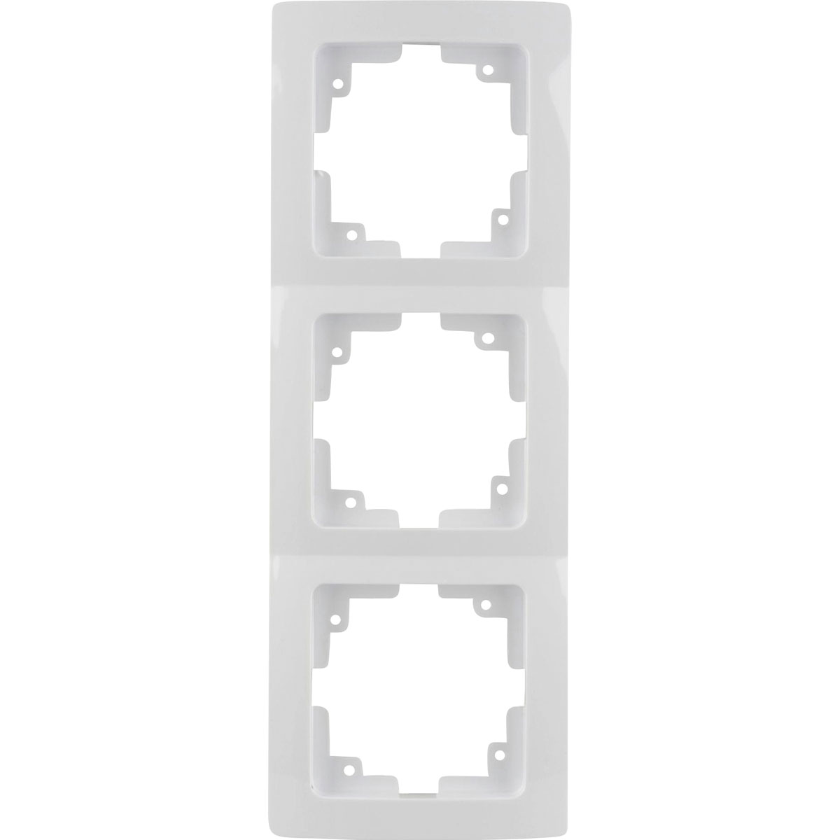 Unitec Abdeckrahmen Monaco 3-fach ultraweiß 25,5 x 8,1 x 1,5 cm | 3 | Abdeckrahmen | 520539