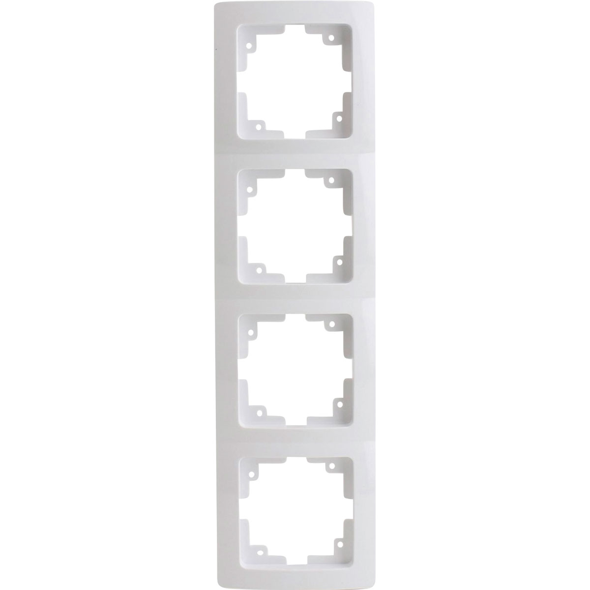Abdeckrahmen Monaco 4-fach ultraweiß 34 x 8,1 x 1,5 cm | 4 | Abdeckrahmen | 520540