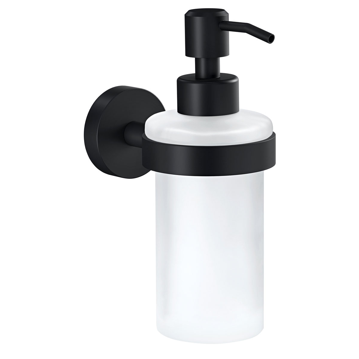 Tesa Wandseifenspender Moon mattschwarz | 530348