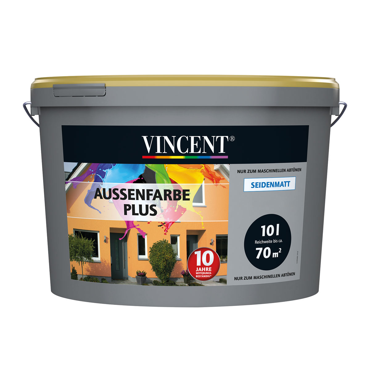 Vincent  FassadenfarbeAussenfarbe Plus MIX IT! 10 l | W | 10 | 533431