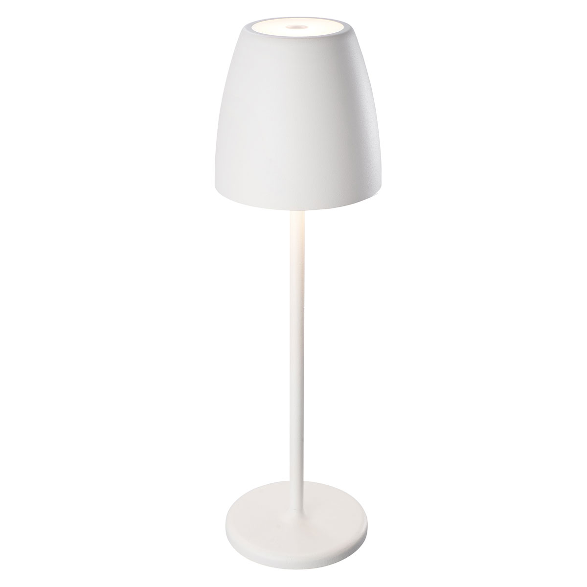 Lightme Akku-Tischleuchte Tavola antikweiß | weiß | 538519