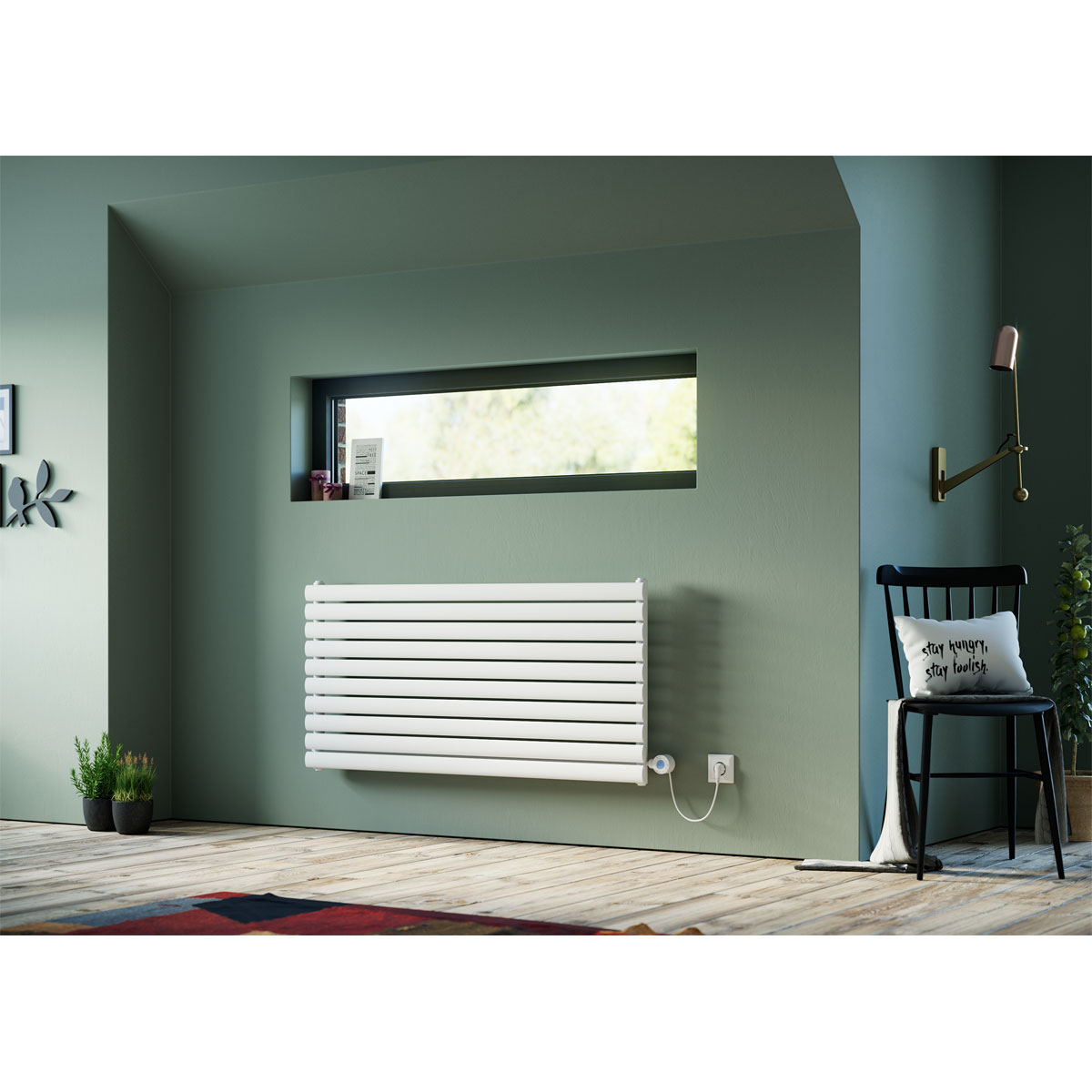 Ximax  Elektrischer Raumheizkörper Fortuna 584 x 1200 mm 900 Watt Typ H1 Weiß | 544953
