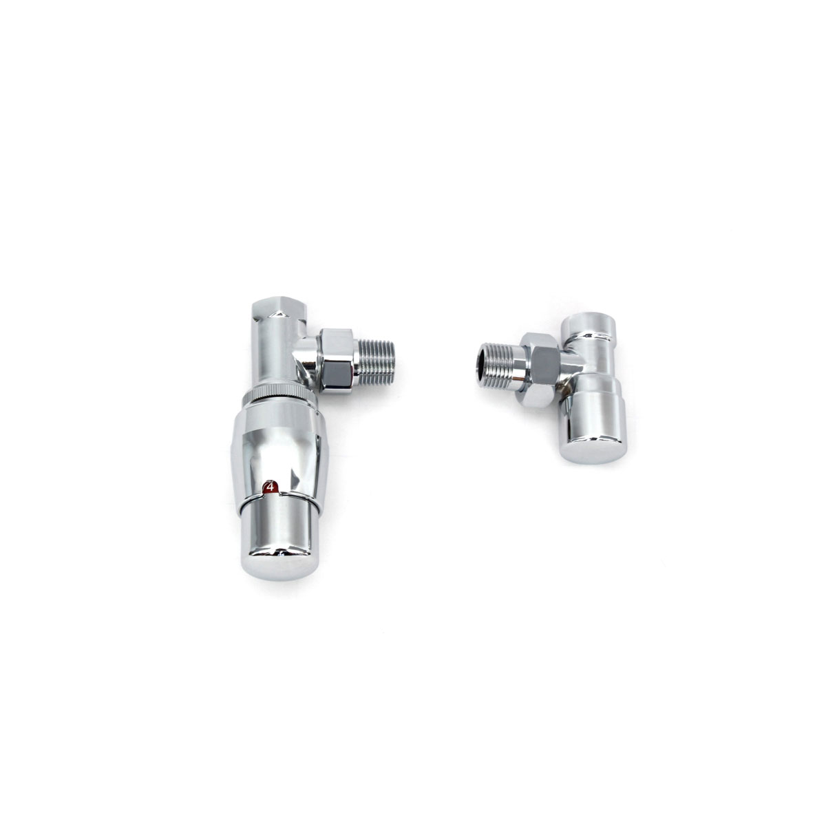 Ximax  Heizkörper Zubehör Thermostatset Royal Eck-Ausführung 16 mm Chrom | 545424