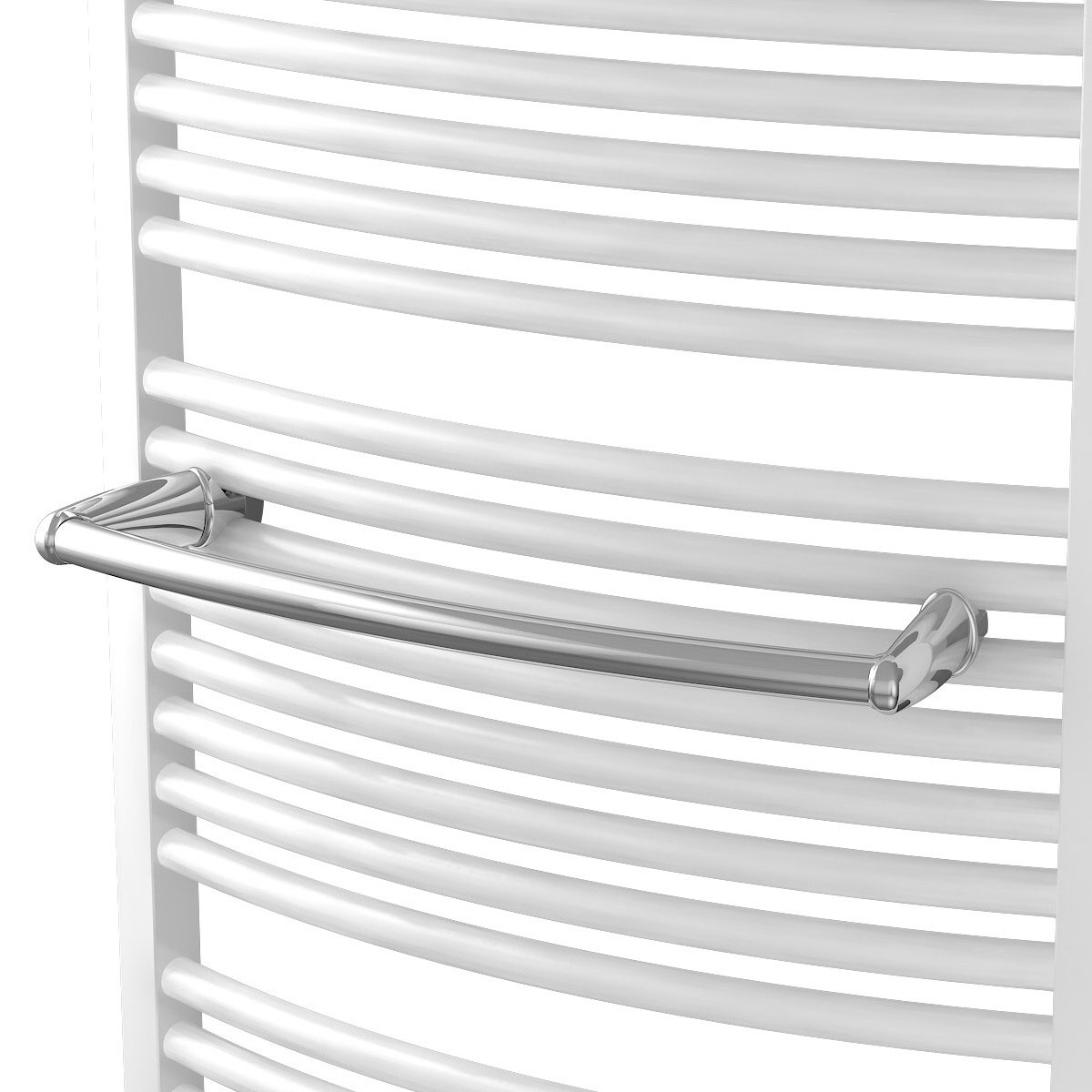 Ximax  Heizkörper Zubehör Handtuchstange Design gebogen für Badheizkörper 460 mm Chrom | 546156
