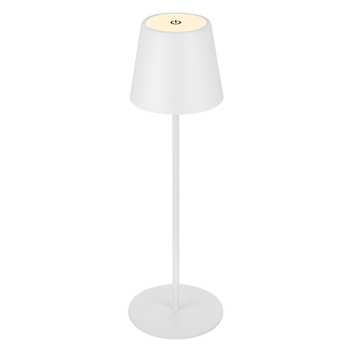 Flector Garten LED-Tischleuchte Antigua weiß Durchmesser 12 x 38 cm | weiß | weiß | 548667