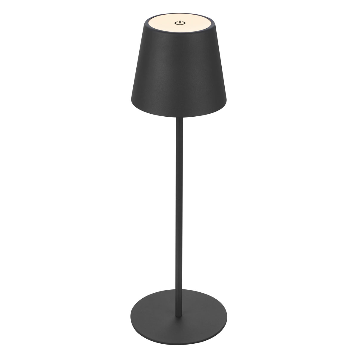 Flector Garten LED-Tischleuchte Antigua schwarz Durchmesser 12 x 38 cm | schwarz | schwarz | 548668