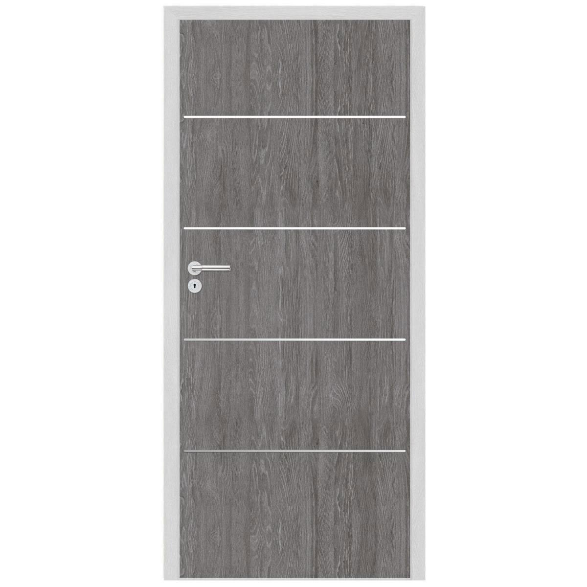 Classen CPL-Zimmertür Discovery Eiche Grigio Anschlag links 198,5 x 86 cm | 86 | links | 735356