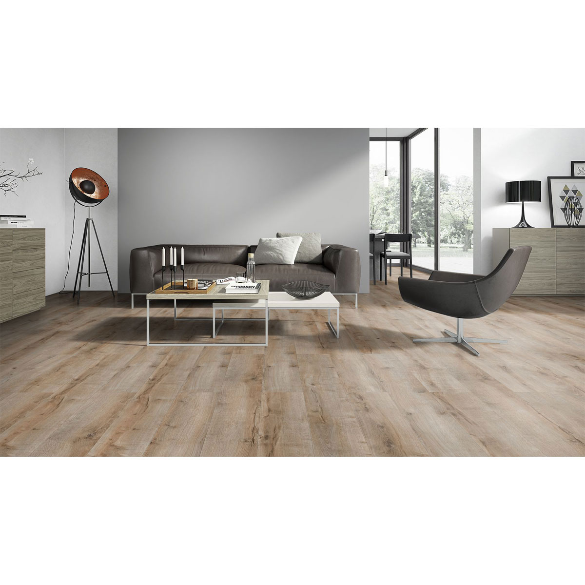 Laminat Classen WR 4V Oak beige 1285 x 192 x 8 mm NK 32 | 749298 – Bild 4