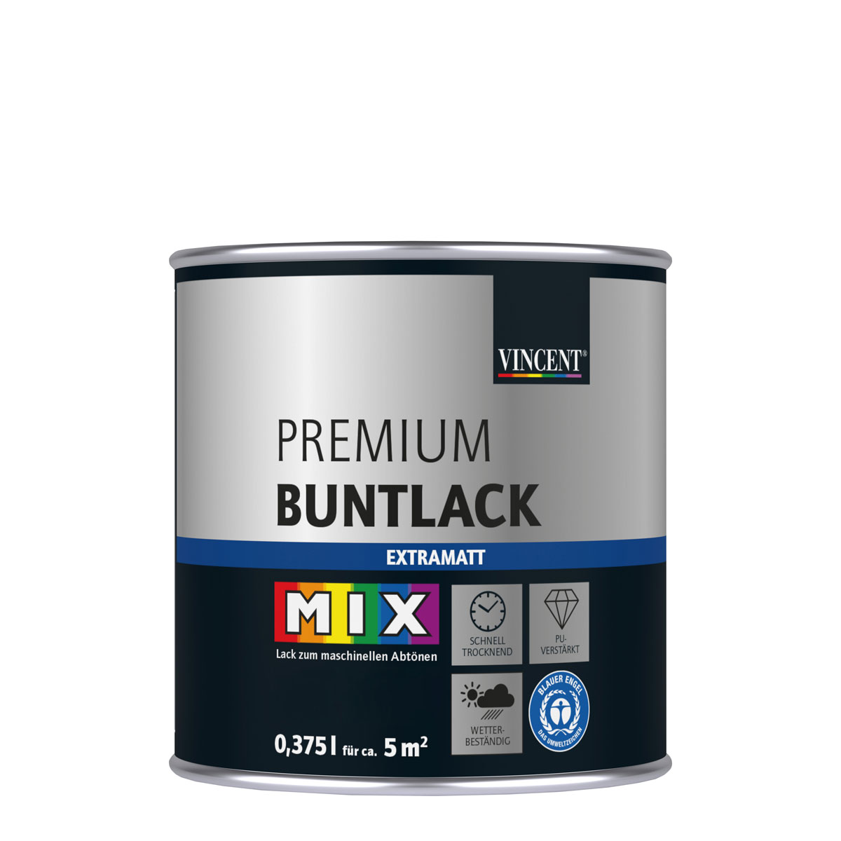 Vincent  LackPremium Buntlack MIX IT! extramatt 0,375 l | W | 0,375 | 861345