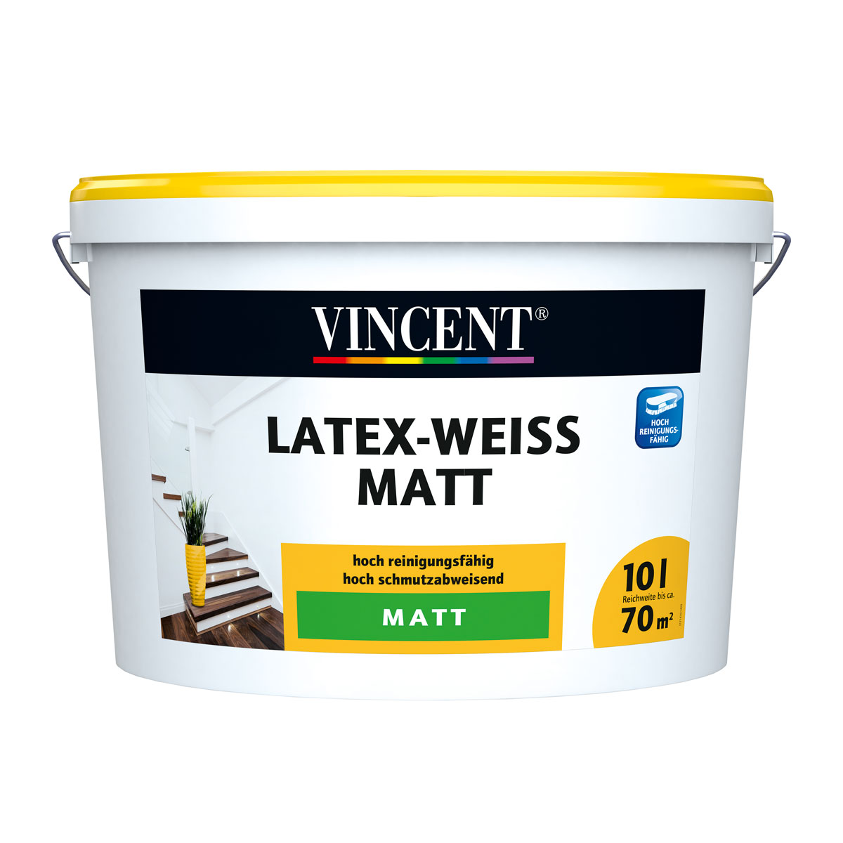 Vincent Latex-Weiß Matt 10 L | 10 | Matt | 903983