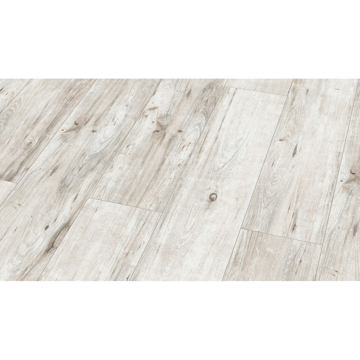 Specht  Laminatboden Classic Ruester weiß 128,6 x 19,4 cm | Rüster weiß | beige | weiß | 920778 – Bild 4